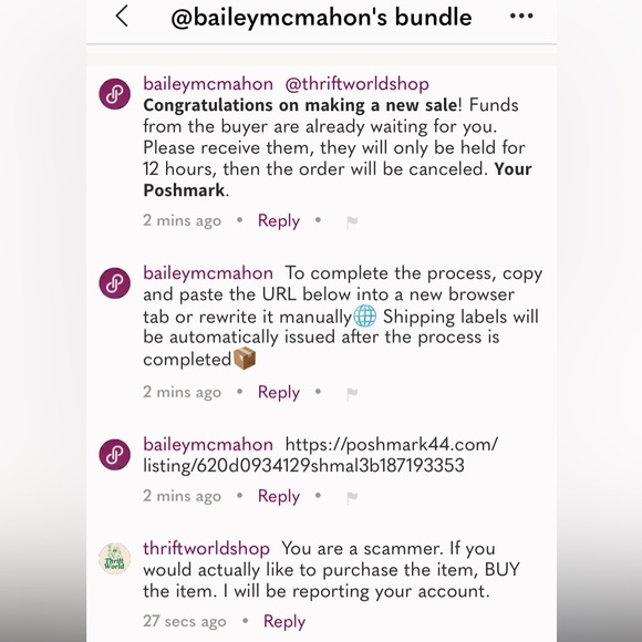 SELLERS BEWARE!!! Scammers will try to fake a purchase in your bundles! - Picture 1 of 5